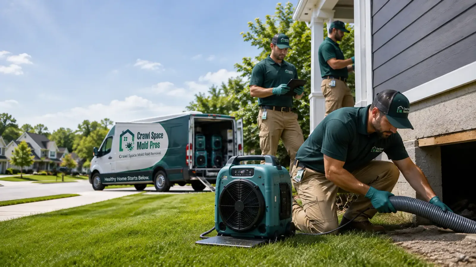 Crawl Space Mold Removal in Crescent, OR